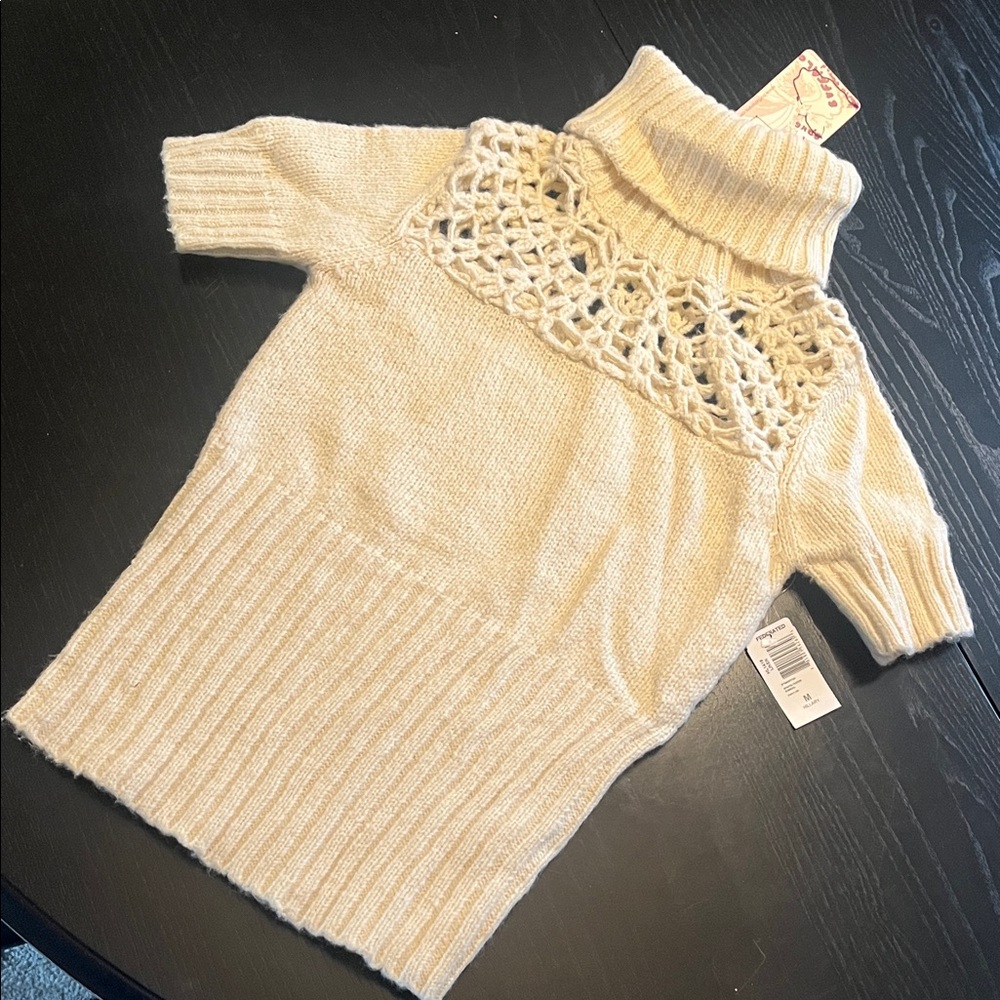 Buffalo David Bitton Cream Turtleneck Sweater